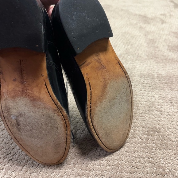 Johnston & Murphy Classic Black Leather Men's Dress Shoes - Picture 4 of 8